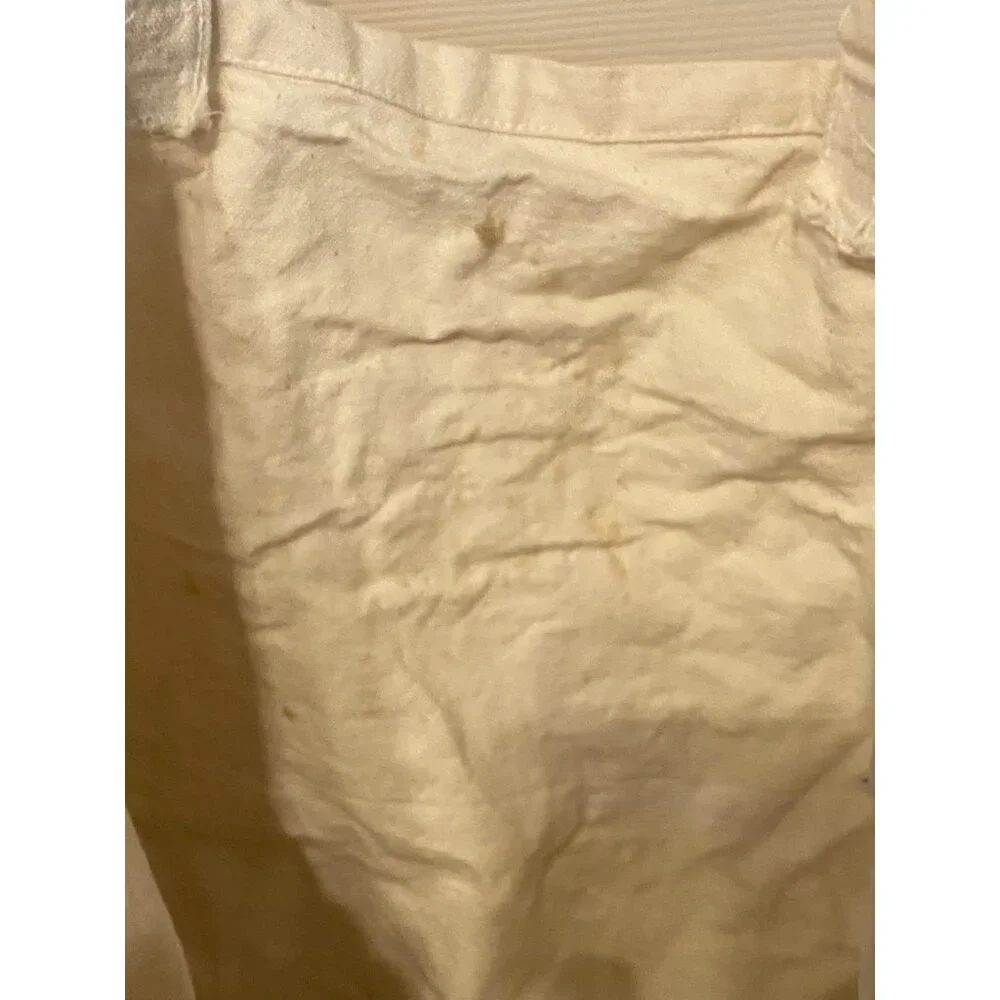 Rural Retreat Indians White Canvas Tote Bag Made in USA 12x11x4 Vintage 90's